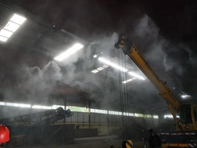 陕西铸造厂干雾降尘效果 喷雾除尘