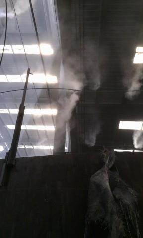 沈阳铸造厂干雾降尘效果