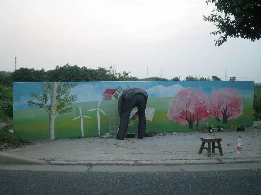 威海新农村墙画
