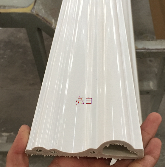 广东PVC线条生产厂家-亮白色