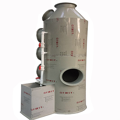 厂家直销环保废气处理设备喷淋塔冷却塔酸雾洗涤除尘废气喷淋塔