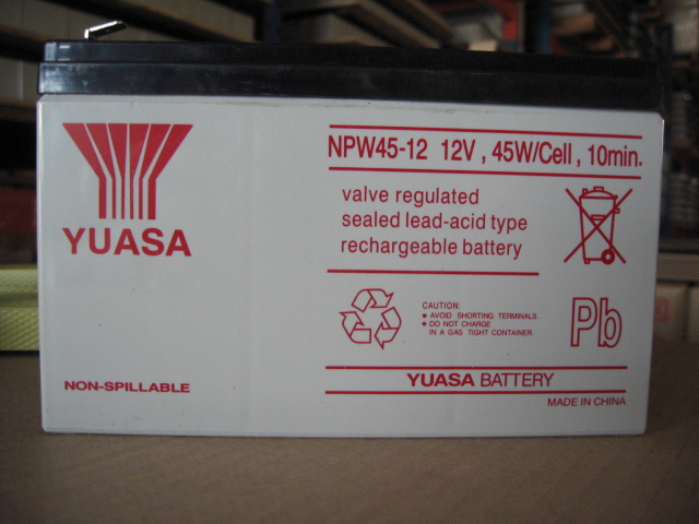 汤浅蓄电池 NPW45-12 12V9AH 参数型号报价