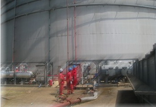 北京COTW大型油罐自动清洗设备施工方案