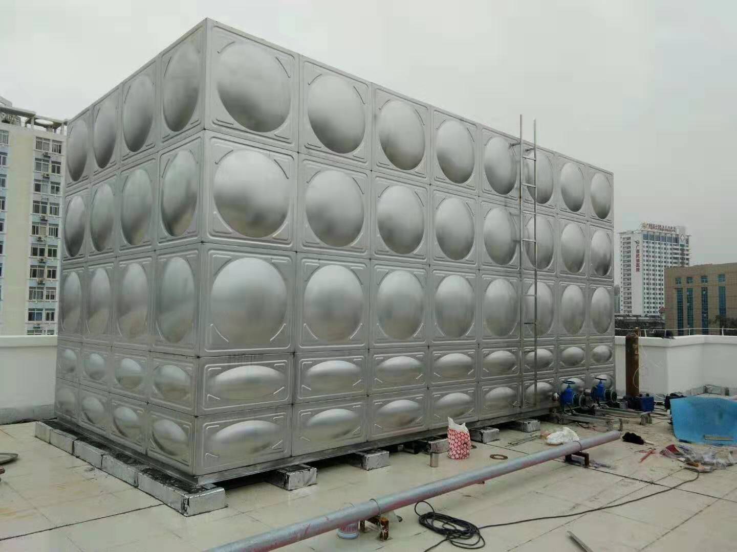 漯河市组合式不锈钢水箱规格 方形保温水箱
