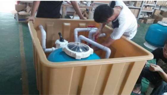 地埋式一体泳池水处理设备-泳池过滤设备-广州纵康
