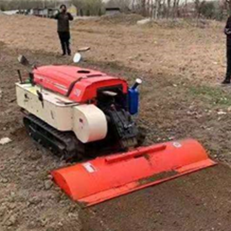 热销新款履带式农用机械水稻田地回填机 履带式旋耕机