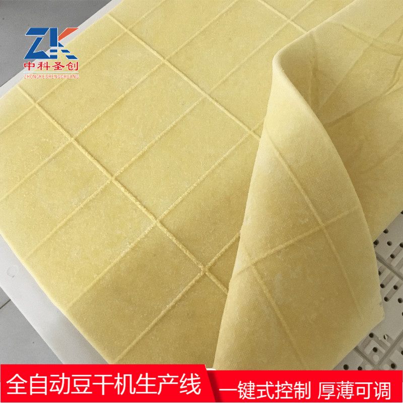 大型豆腐干加工设备 全自动干豆腐机生产线 豆制品生产机械