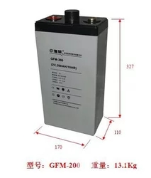 复华蓄电池GFM200 规格及技术参考