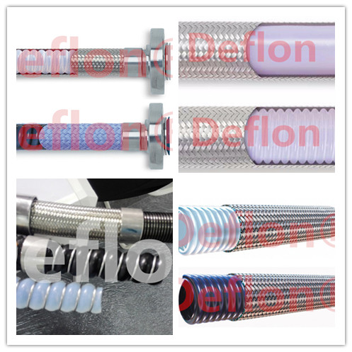 铁氟龙编织管耐高、低温、耐压、耐腐蚀、不粘
