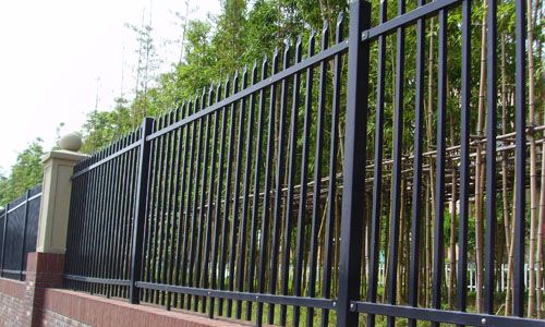 家用户外小区工厂栏杆锌钢护栏铁艺围栏室外别墅围墙庭院栅栏大门