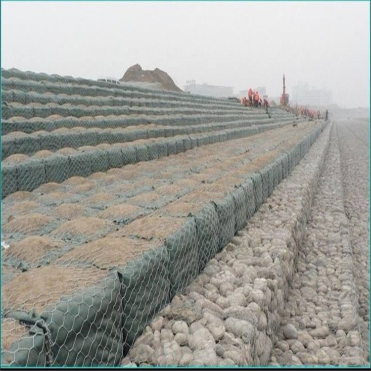 供应格宾生态网 低碳高镀锌或5 铝石笼网 铁丝网箱保护河床 治理滑坡