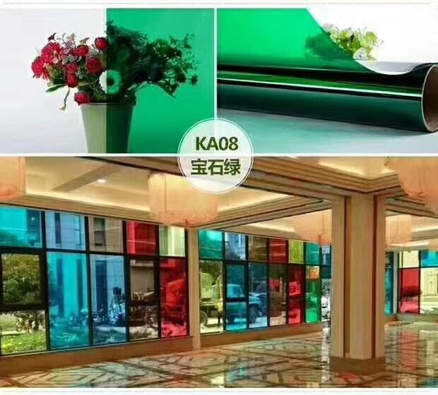 广州商场玻璃贴彩色装饰膜
