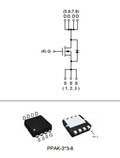 N沟道增强型MOSFET TDM3902