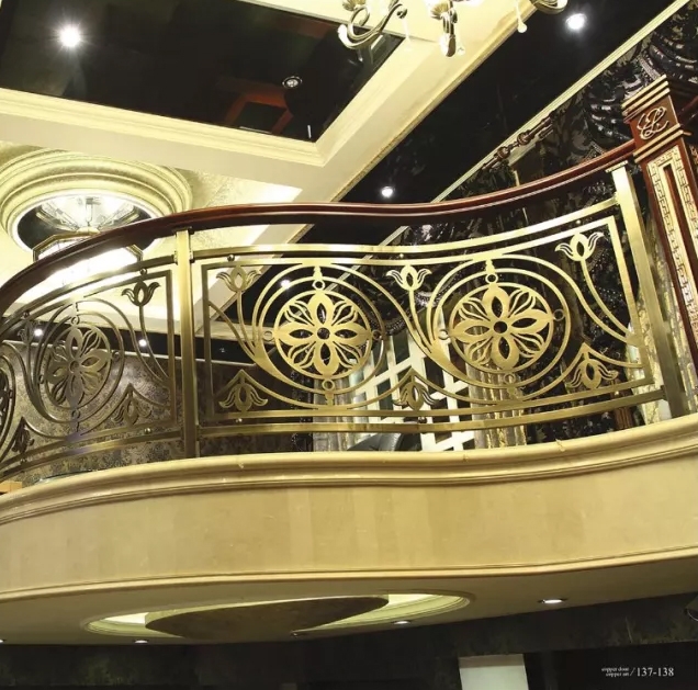 铜楼梯设计_铝楼梯设计_品牌铜楼梯