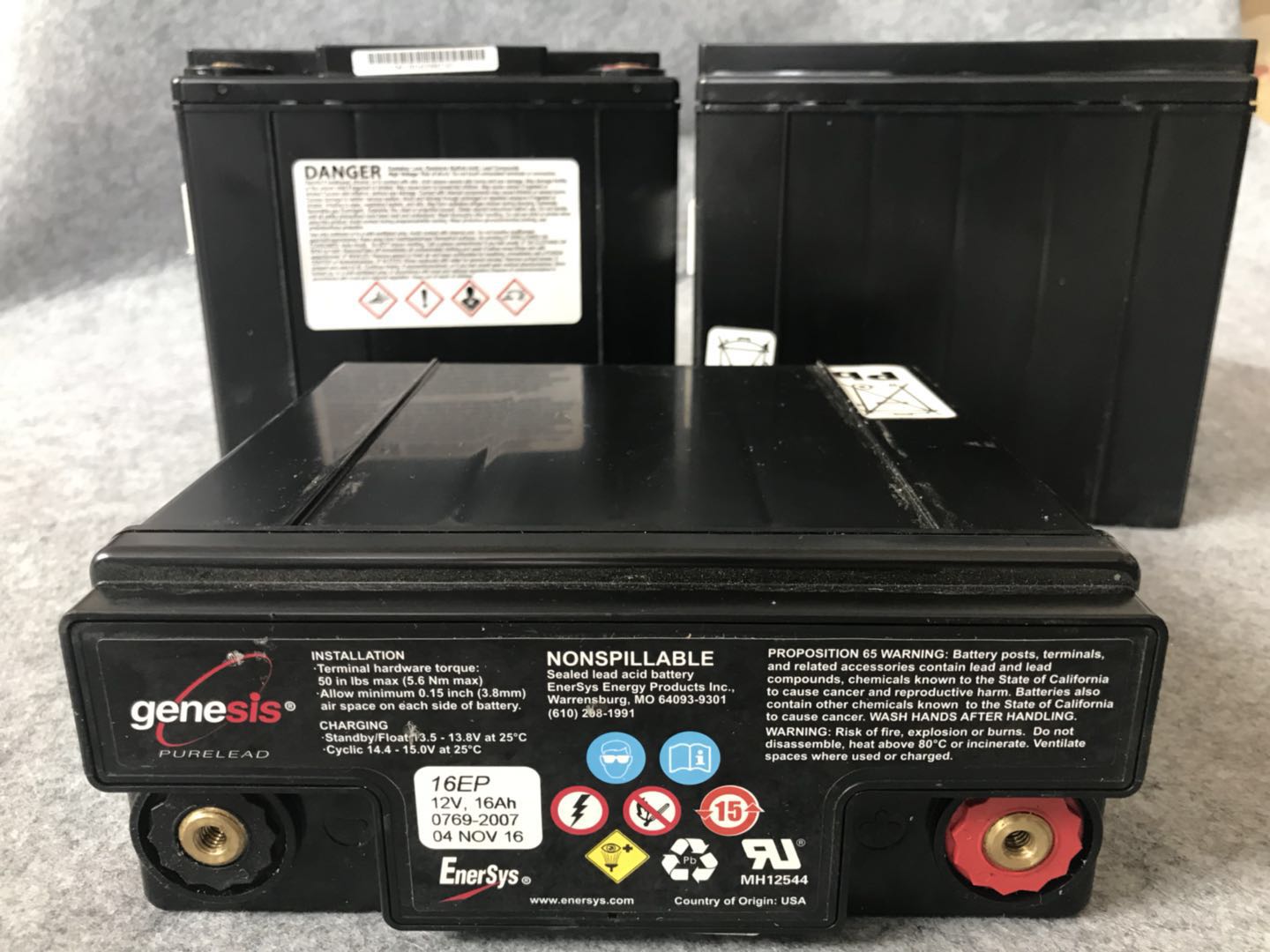 艾诺斯蓄电池12V16AH/G16EP 免维护铅酸蓄电池
