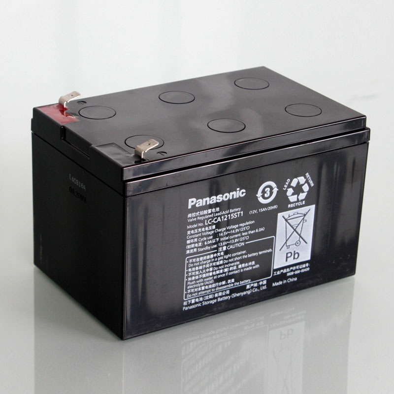 Panasonic松下蓄电池LC-CA1215ST1 UPS 电梯UPS电池12V15AH
