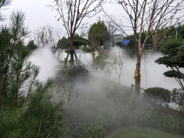水雾景观设备 夏季降温雾景