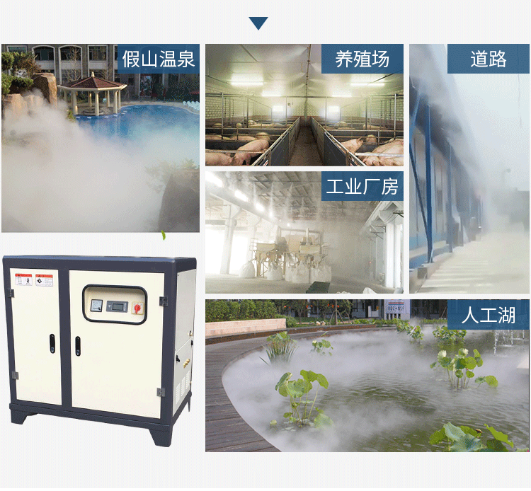 冷雾喷雾SBPW-RD750加湿降温喷雾系统