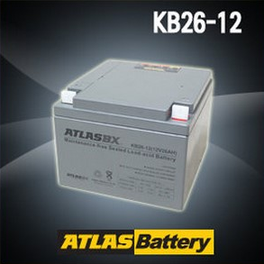 韩国ATLASBX蓄电池KBA26005G通信