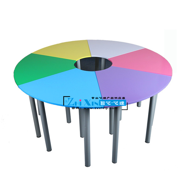 彩色变型团体活动桌椅ZX-TT-Z