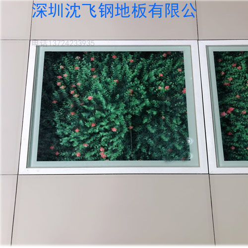 深圳沈飞钢化玻璃地板透明机房架空活动地板防静电地板玻璃地板可视地板