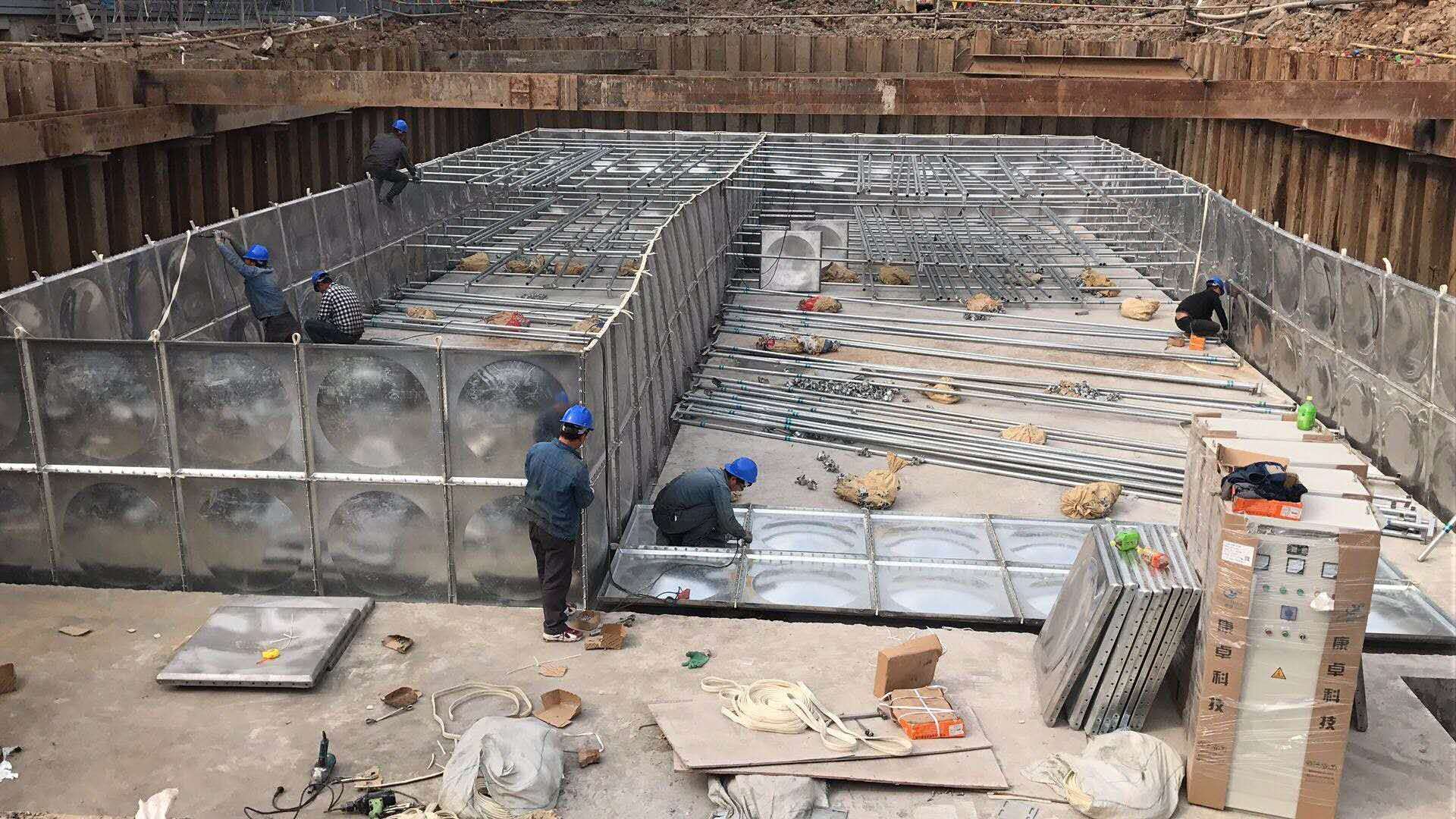 安徽萧县地埋式箱泵一体化 智能型消防泵站