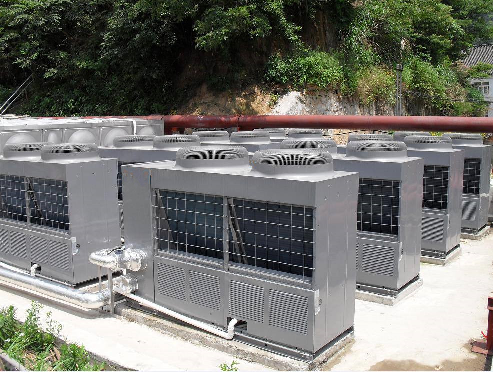 登封太阳能 空气源热泵 集中热水系统