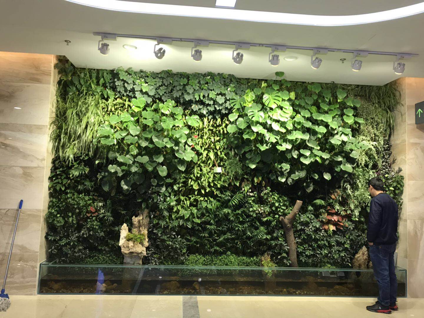 重庆植物墙定制重庆仿真植物墙制作重庆假花墙制作重庆装饰植物墙