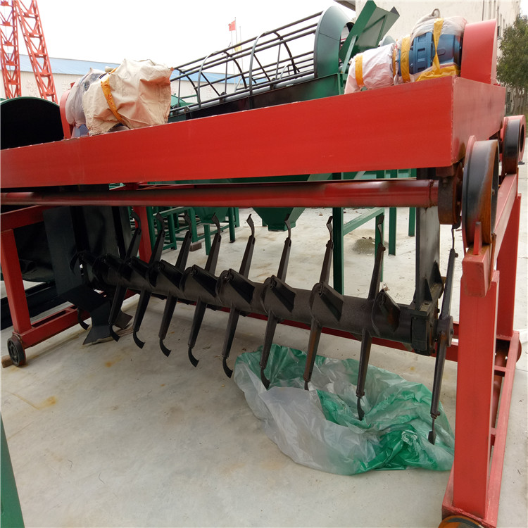 养猪导轨式**肥翻堆机肥料造粒生产设备发酵床全自动翻抛机
