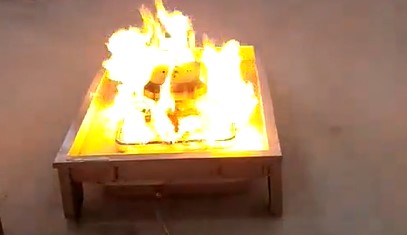 青岛凌鼎移动式真火燃烧模拟训练装置