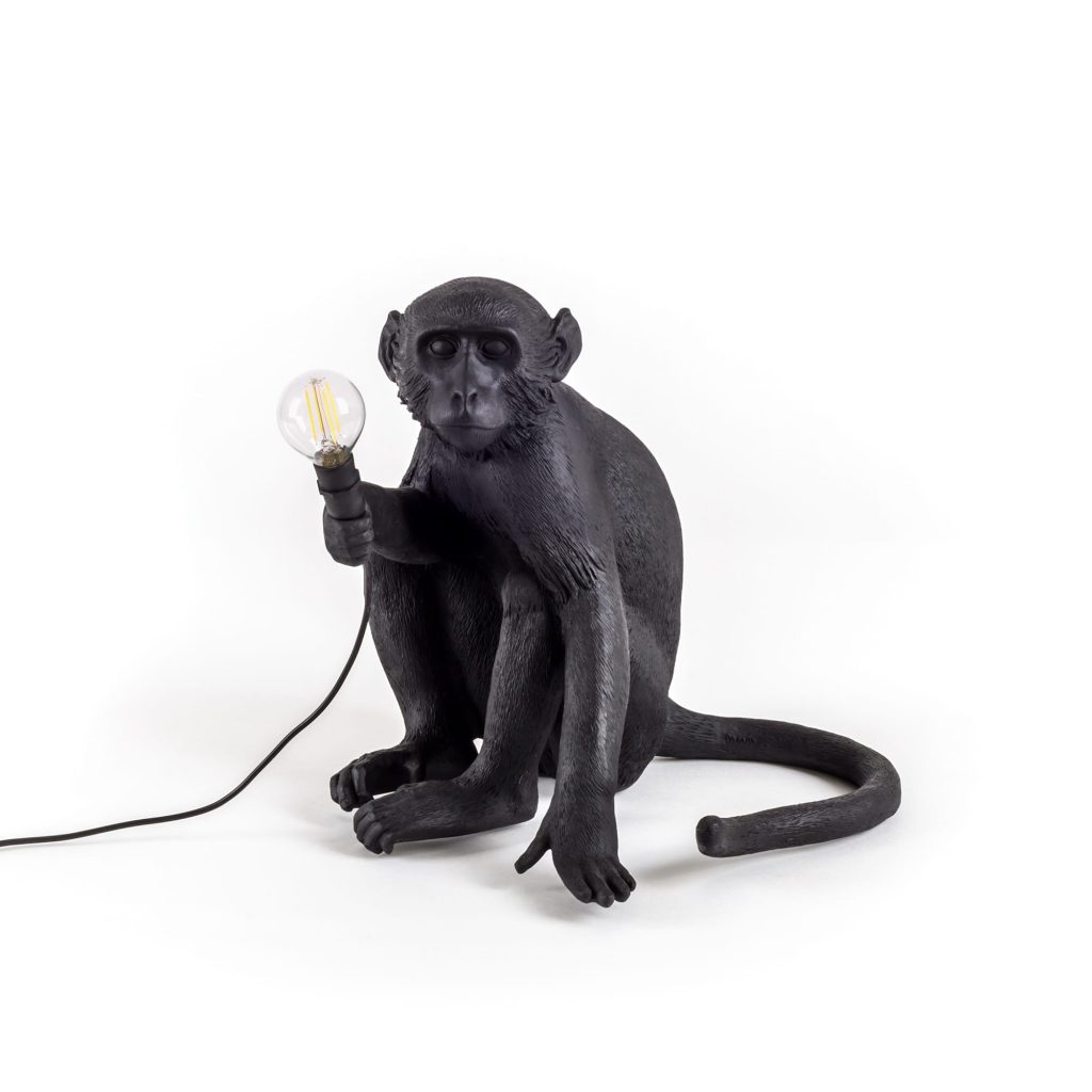 ansuner设计师定制家具 现代创意树脂手工猴子灯