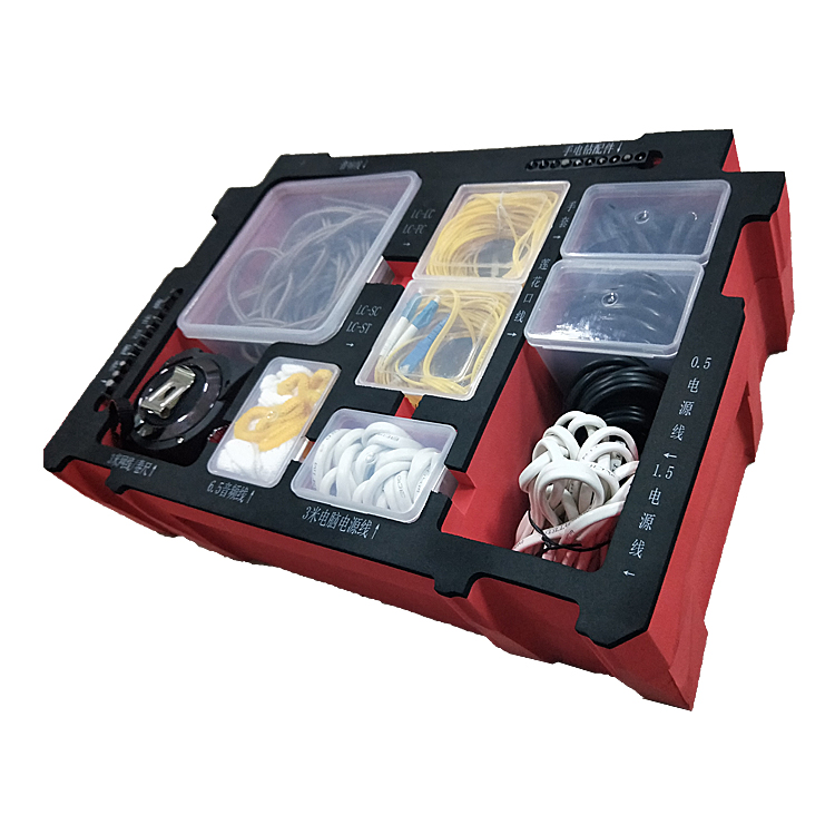 供应工具箱防震包装海绵盒、波浪海绵防震包装盒