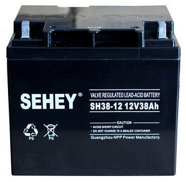 SEHEY/西力12V38AH蓄电池SH38-12铅酸蓄电池UPS**电池质保三年