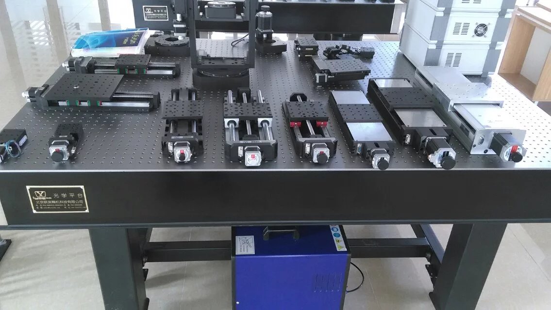 精密型电动平移台位移台滑台联英精机光学仪器试验测试工作台
