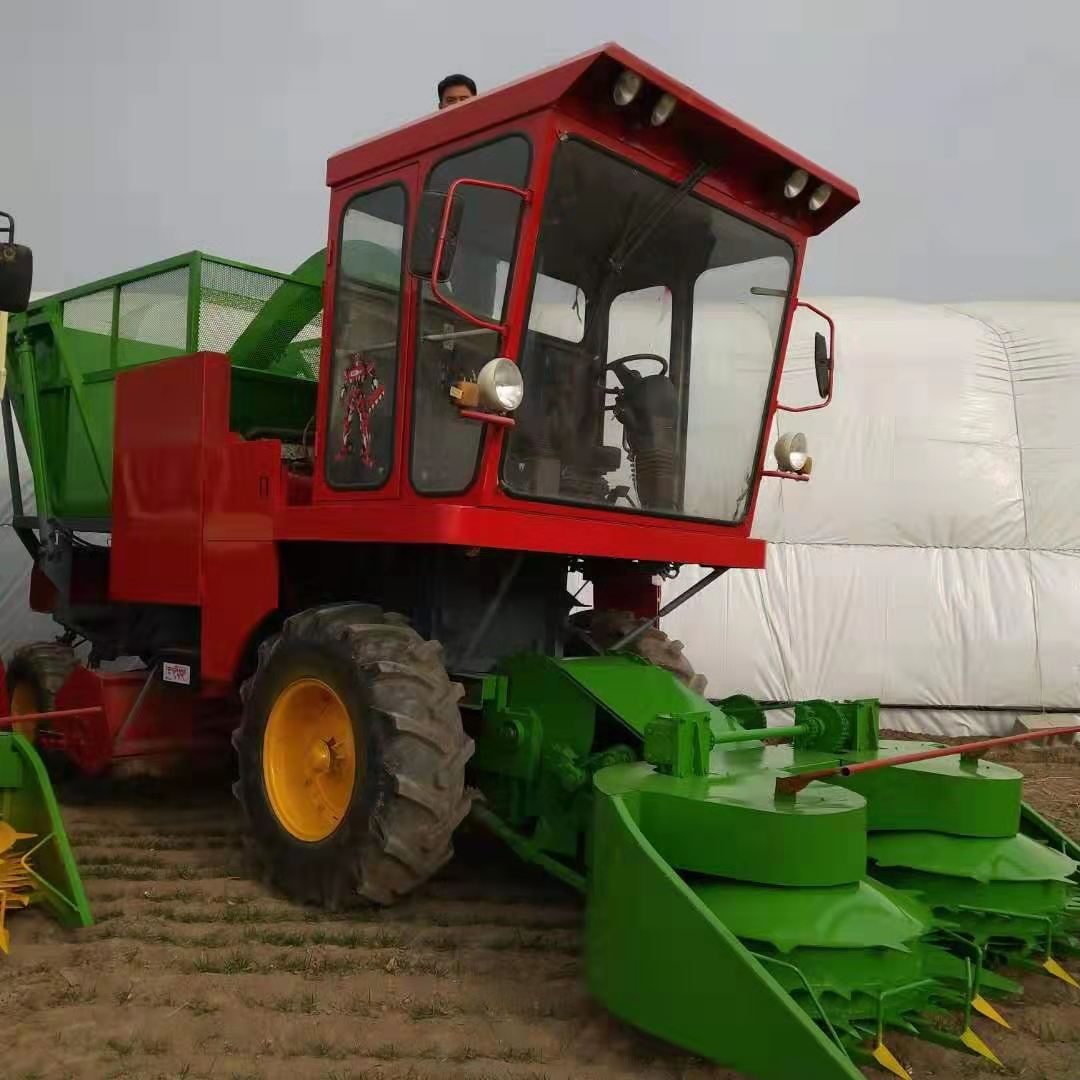 河南大型圆盘式青储机 玉米秸秆青储回收机 牧草秸秆粉碎铡草机