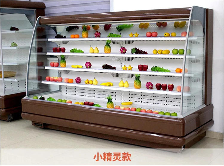 新乡水果保鲜柜什么牌子好 水果风幕柜定做安装