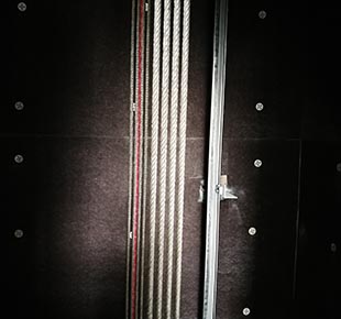 电梯井道内-聚酯纤维吸音板