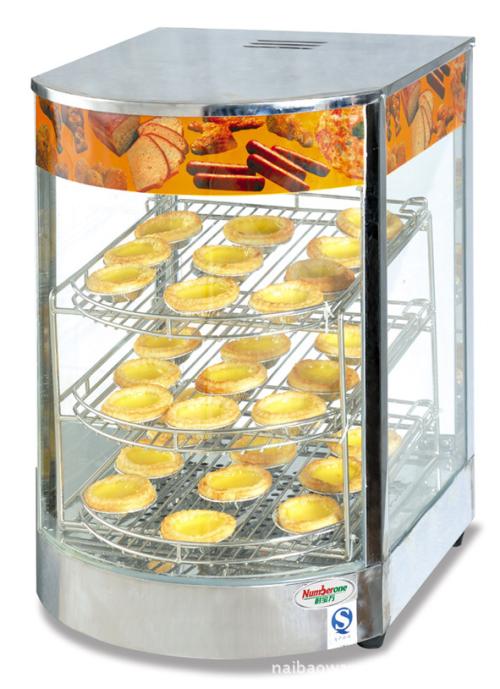 山西冰之峰保温柜商用小型加热面包汉堡炸鸡店熟食展示柜蛋挞