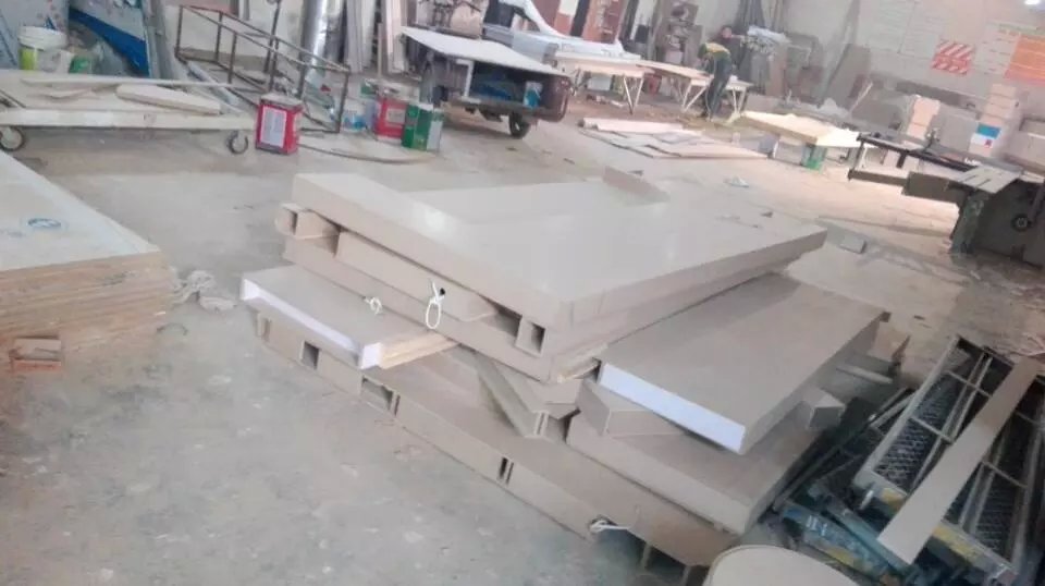 石家庄木结构制作，木工板定做，异形背板舞台，车台地台