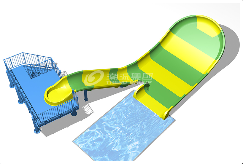 广州潮流水上乐园设备公司提供儿童水上乐园设备小冲天滑梯