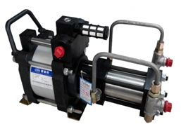 气驱增压泵用于机床卡盘的卡紧，蓄能器充气，高压瓶充气，将低压气体转换成高压气体