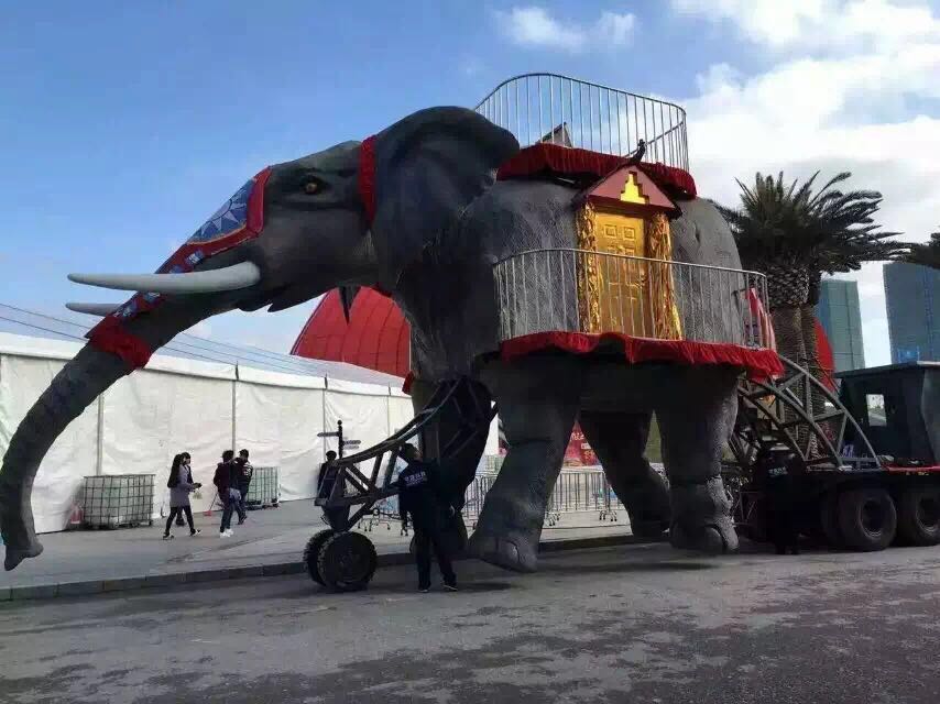 深圳机械大象租赁机械大象安装维护出租巡游大象宣传