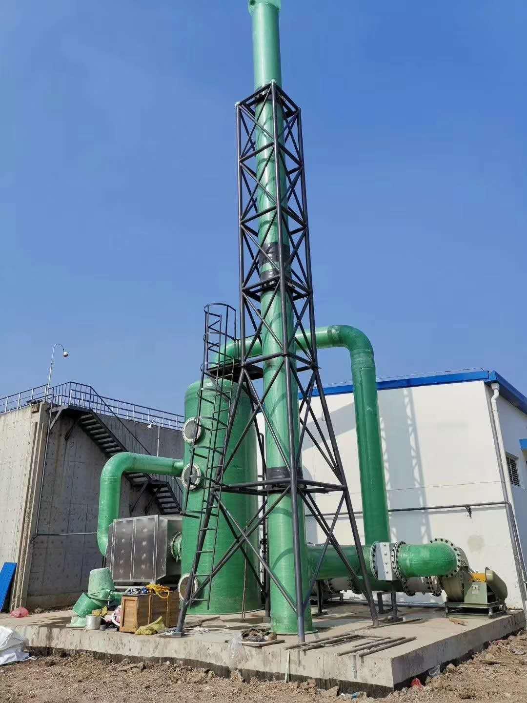 广安环保设备玻璃钢净化塔生产