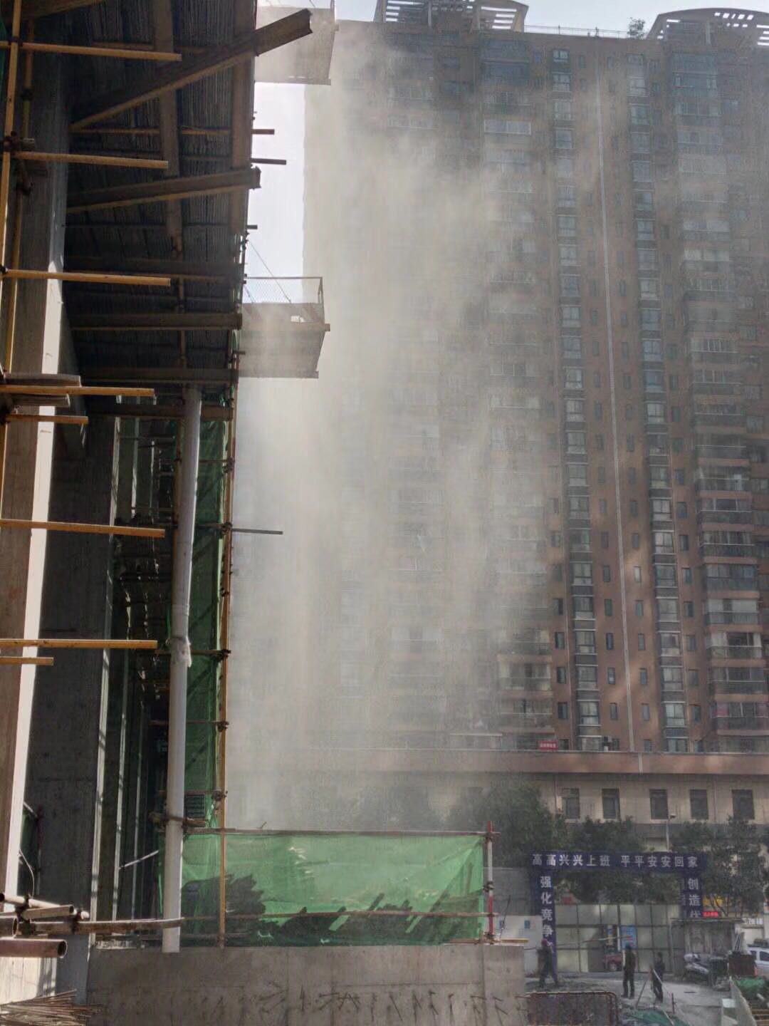 重庆工地围挡降尘喷淋系统外架喷雾厂家上门安装