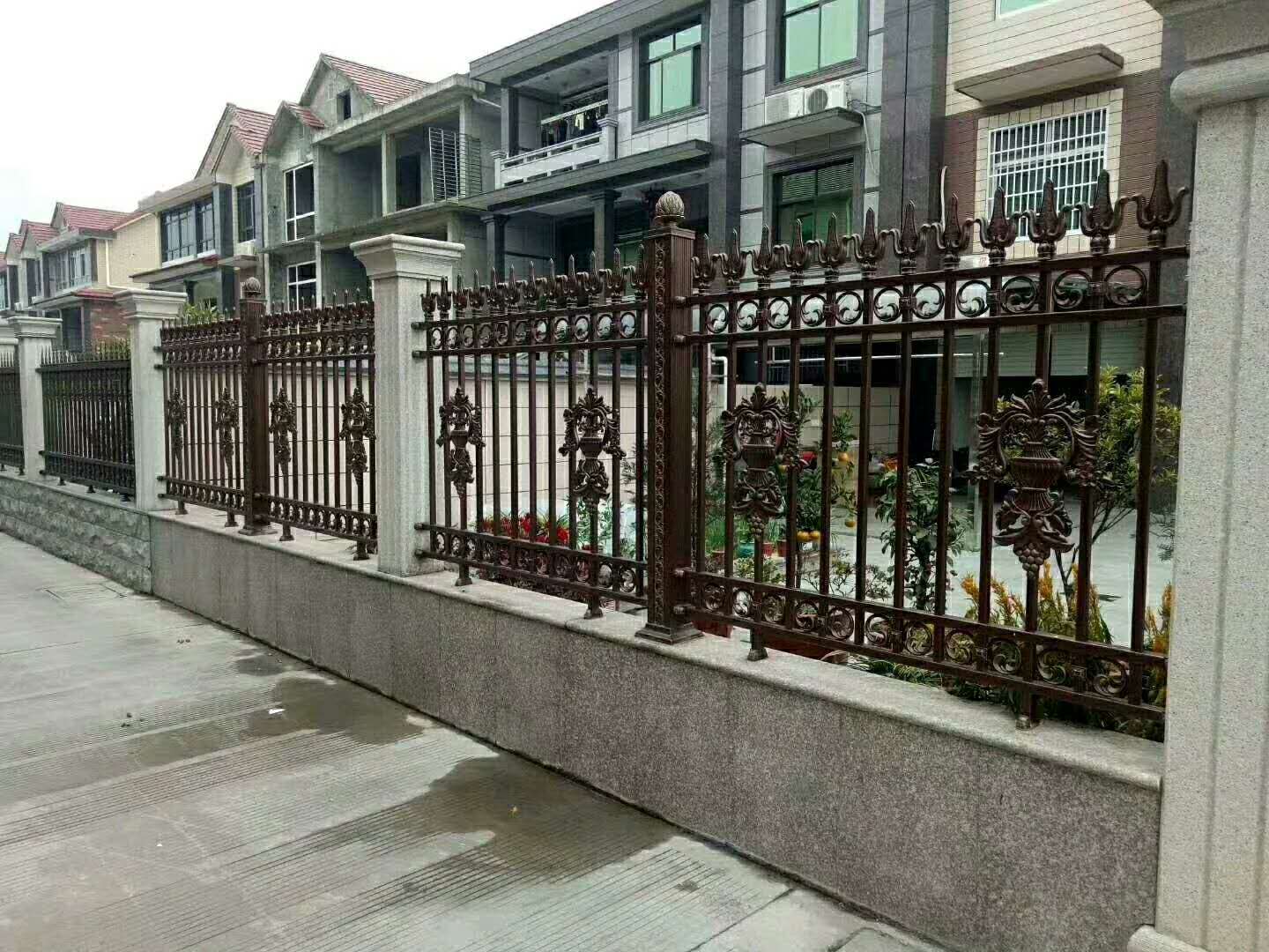 铝艺护栏 别墅铝艺围栏 铝合金庭院大门