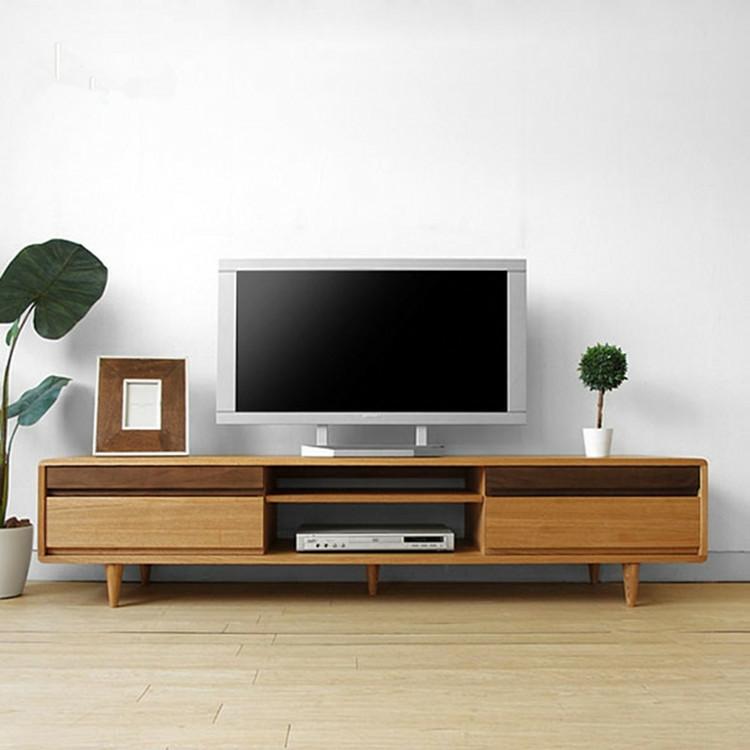 北欧白橡木实木家具电视柜客厅