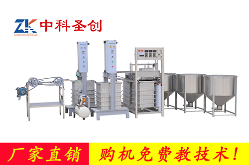 山东豆腐皮机仿手工 自动生产豆腐皮的机器
