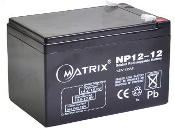 矩阵matrix蓄电池NP12-12 12V12AH/20HR规格参数