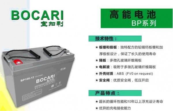 宝加利BP24-12蓄电池船舶储能