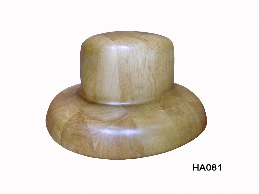 橡胶木帽架